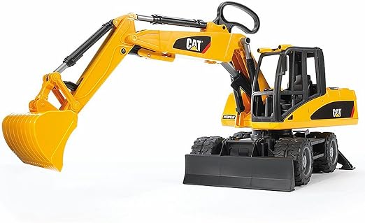 Excavadora de ruedas Cat - Escala 1:16 Bruder 02445