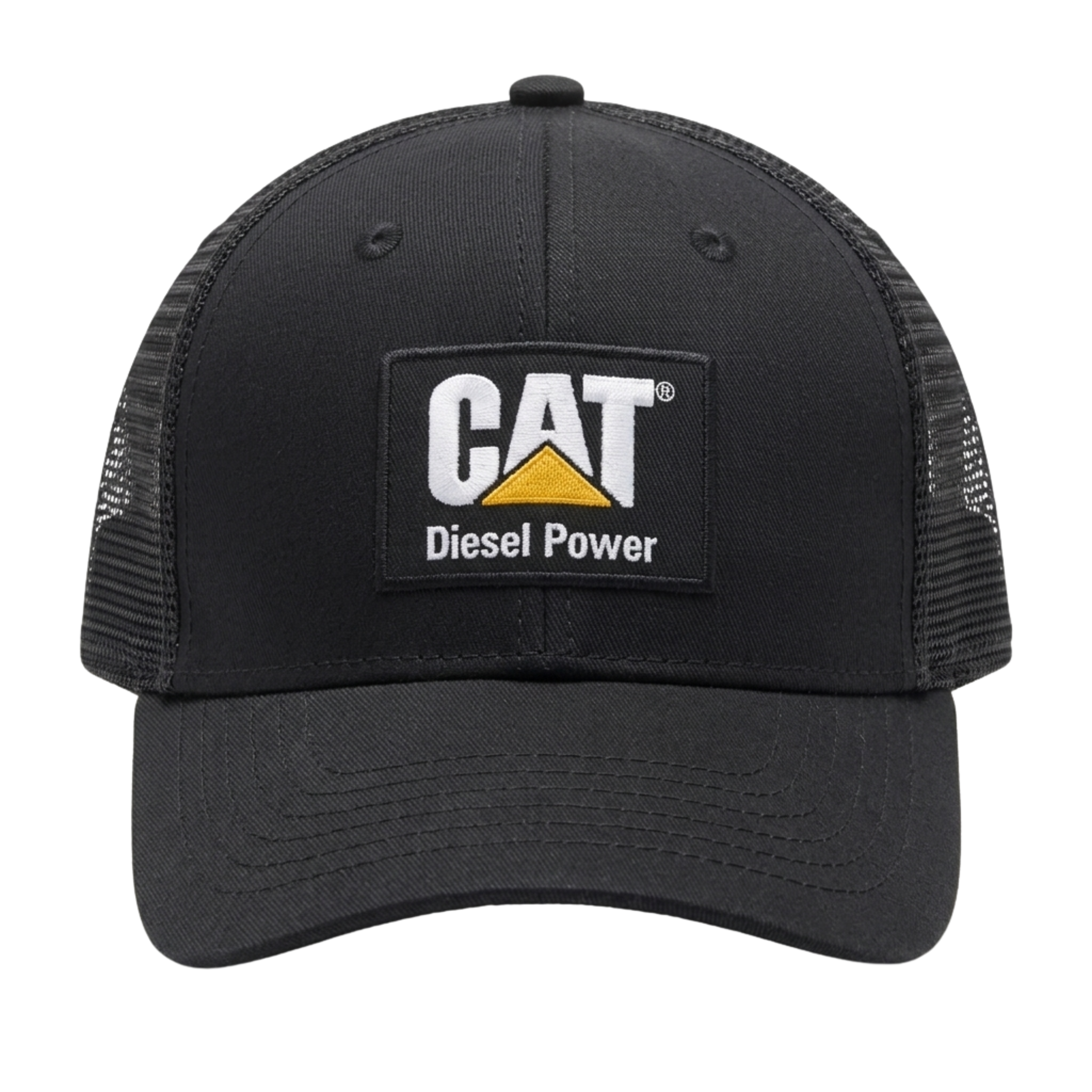 Gorra CAT Diesel Power Negra con Malla Trasera