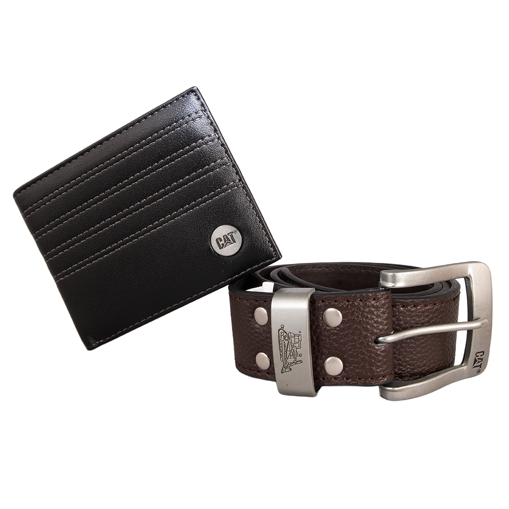 SET DE CARTERA Y CINTURON CAT