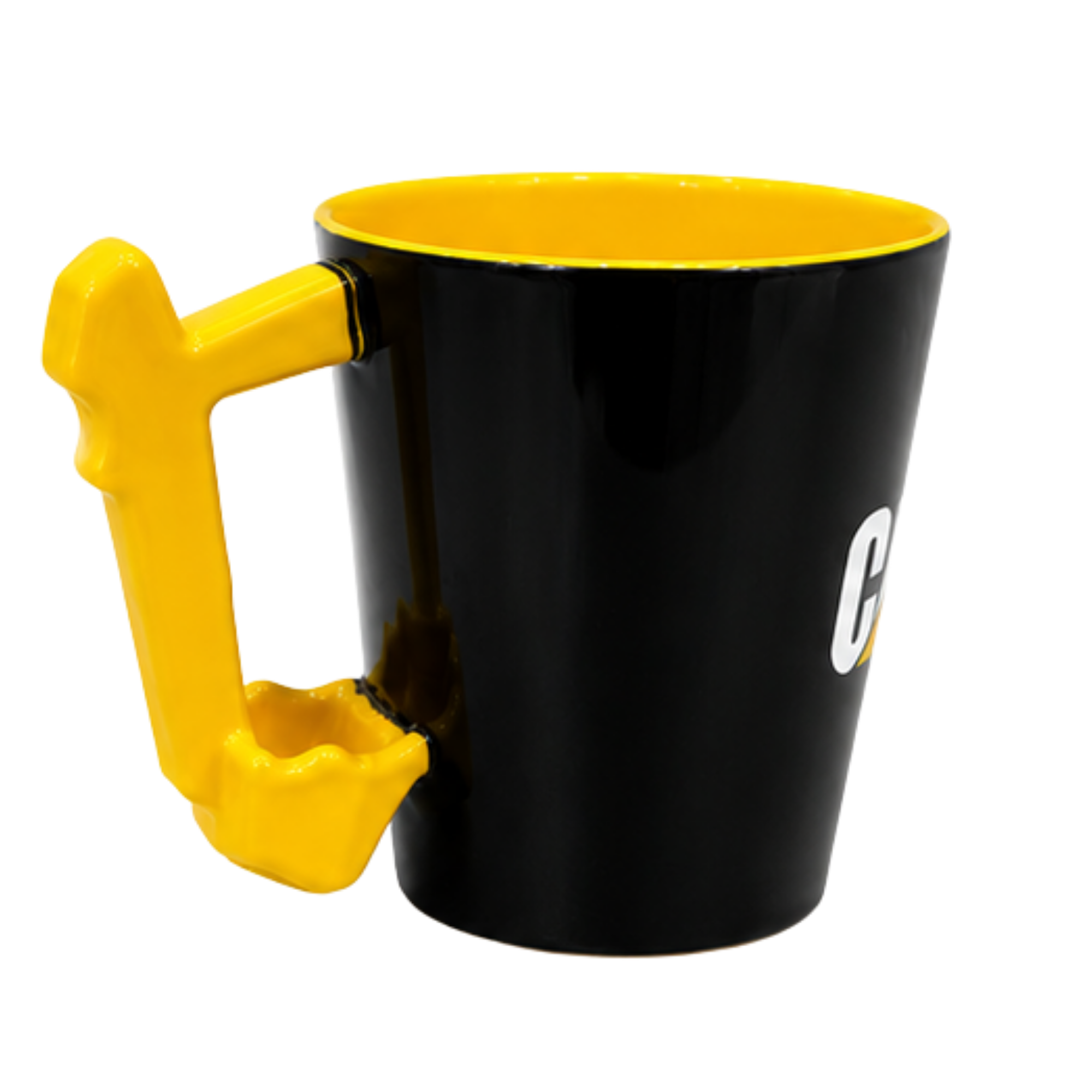 Taza Negro-Amarrillo CAT