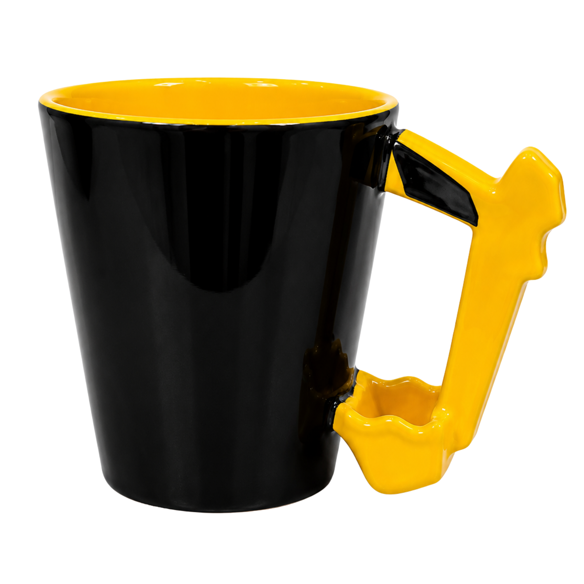 Taza Negro-Amarrillo CAT