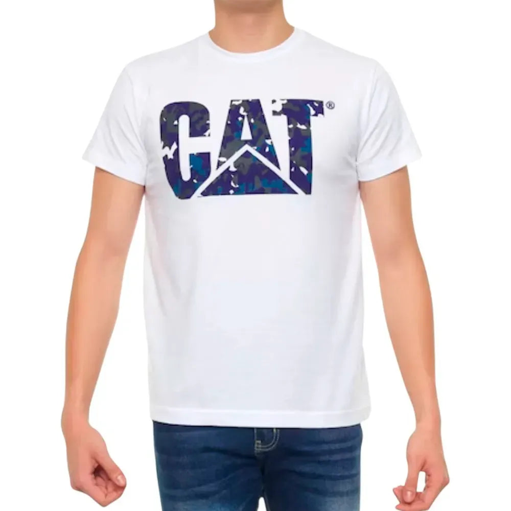 PLAYERA BLANCA CAT