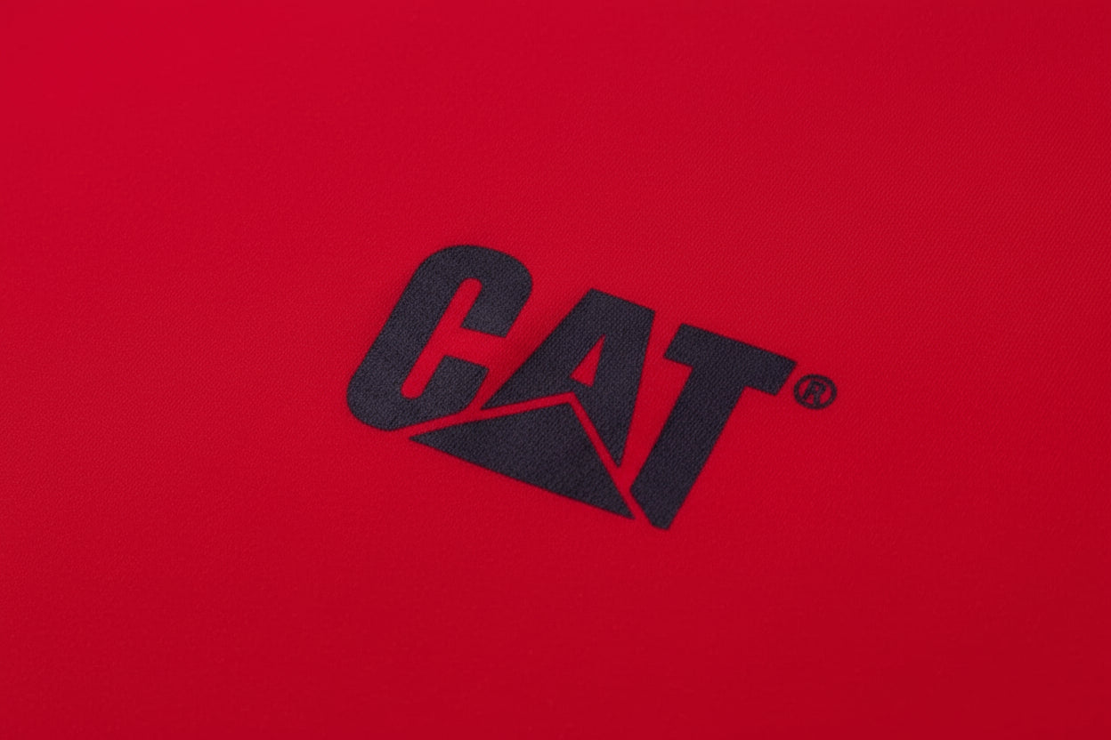 Playera CAT Roja Hombre Manga Corta | Modelo CATJCRRC