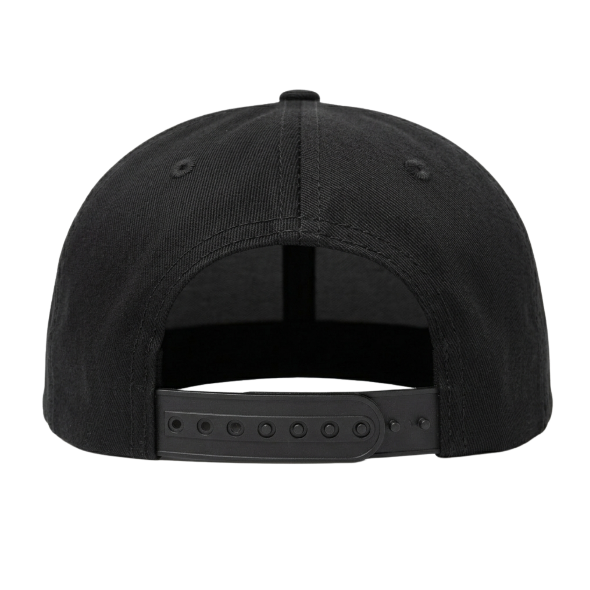 Gorra CAT Negra con Visera Camuflaje y Logo Bordado