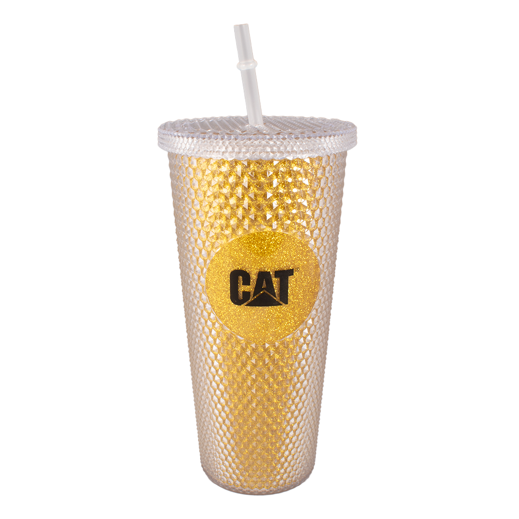 VASO CAT DORADO, DISEÑO DIAMANTADO 4449700
