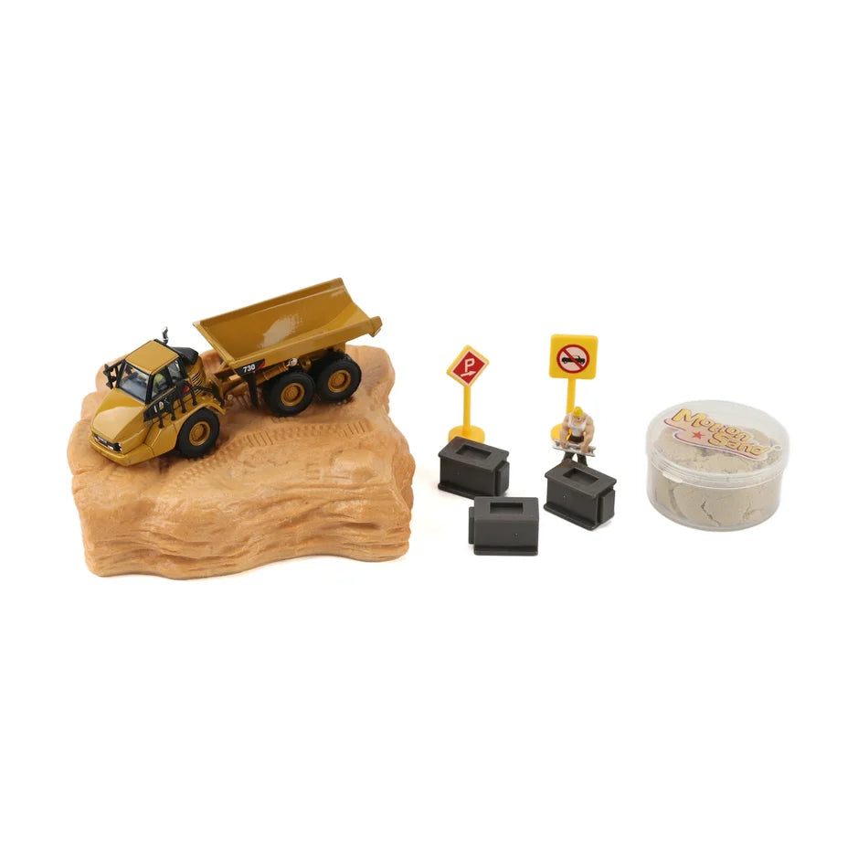 Juego de construcción de camión articulado Cat 730 a escala 1:87