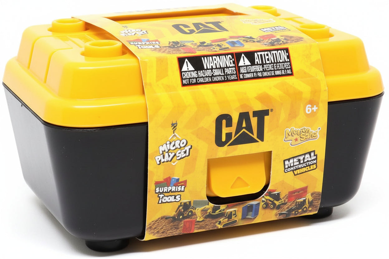 Micro Play Set CAT Metal Construction con Motion Sand | Modelo 85960B