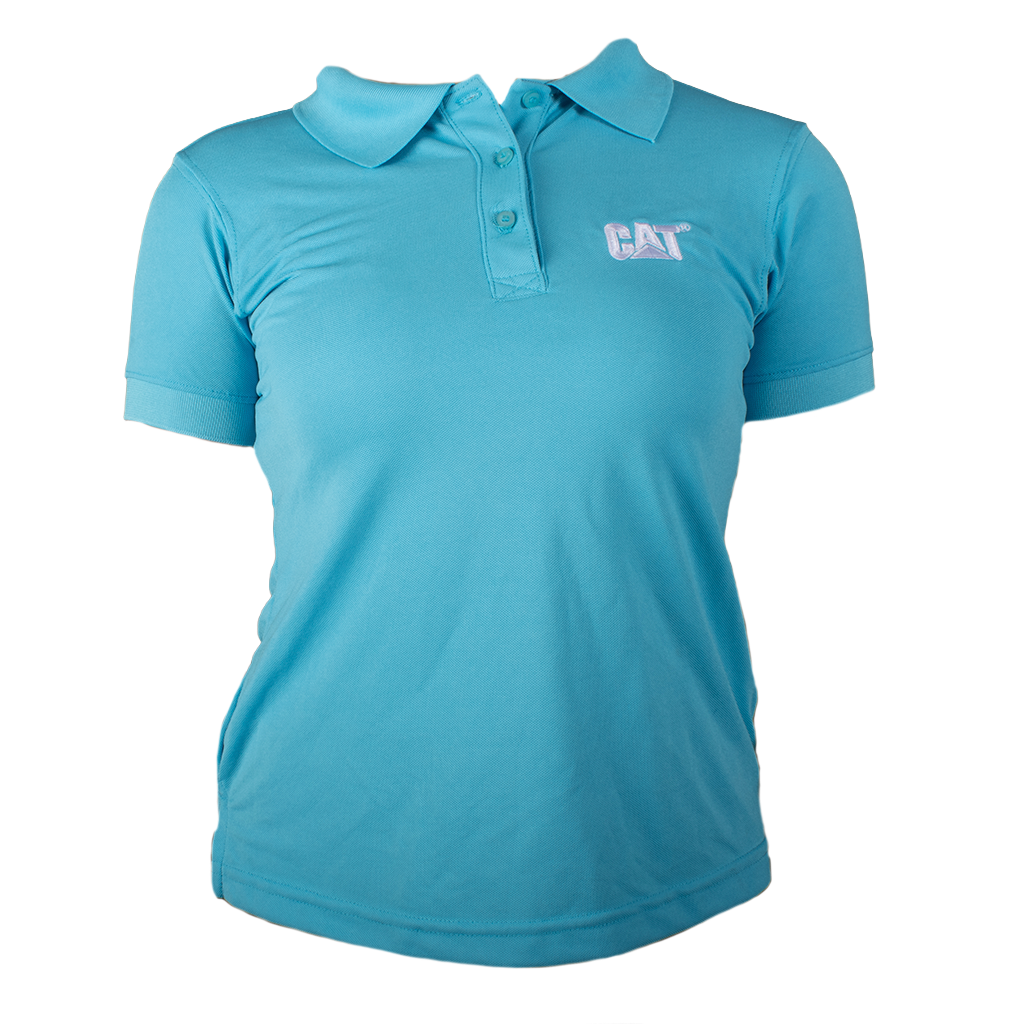 PLAYERA POLO CAT PARA DAMA COLOR TURQUESA CATPDA