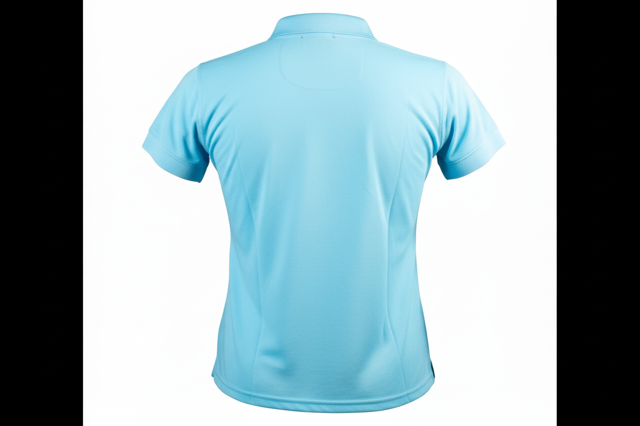Playera TIPO POLO DAMA AZUL CELESTE