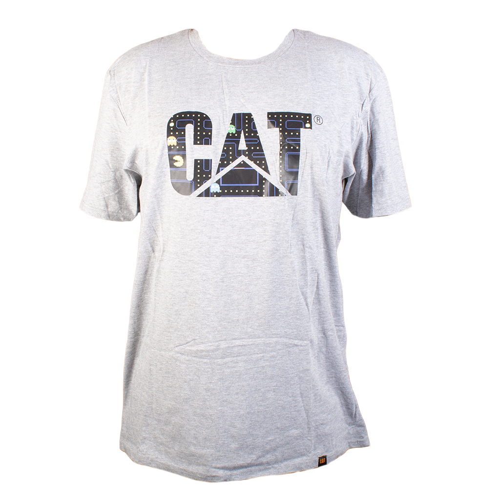 PLAYERA CAT PACMAN COLOR GRIS CJCRGPAC