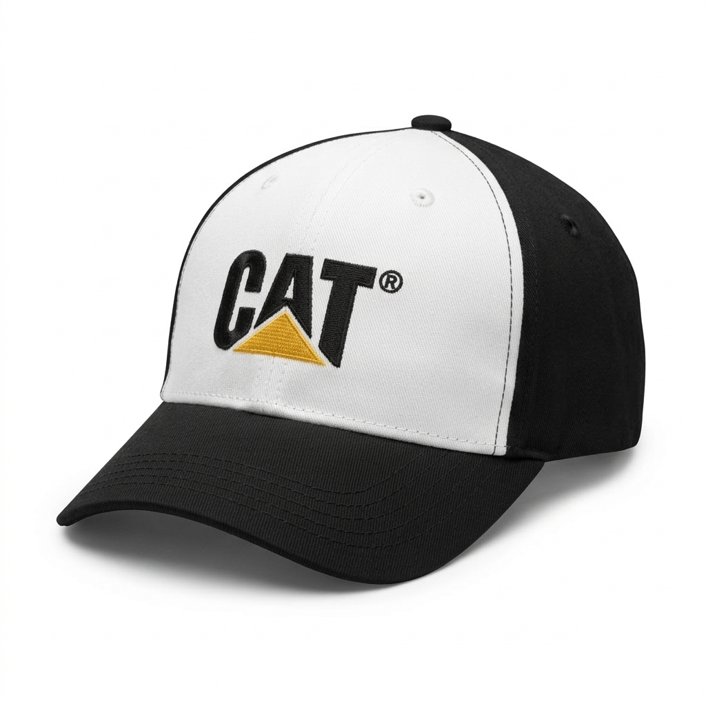 Gorra CAT Bicolor Blanca y Negra