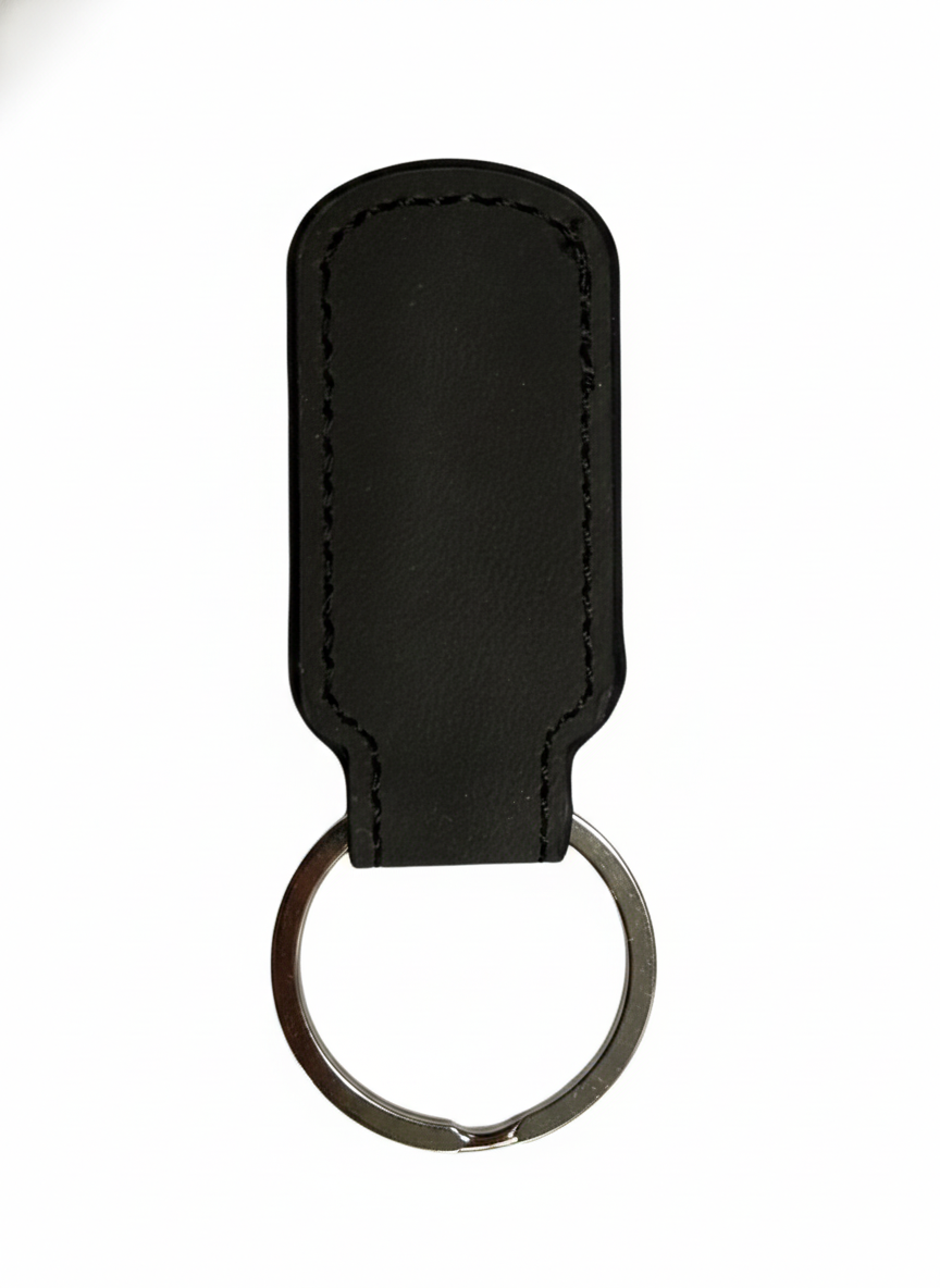 Llavero CAT de Piel Sintética con Placa Grabada | Modelo VA-332