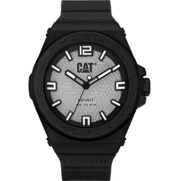 CAT Reloj Hombre Correa De Silicón Color Negro LO.111.21.211