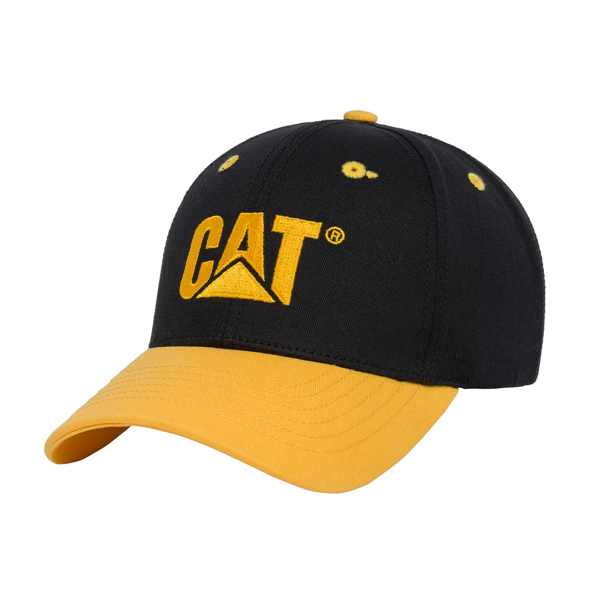 Gorra Combination unisex color negro con amarillo