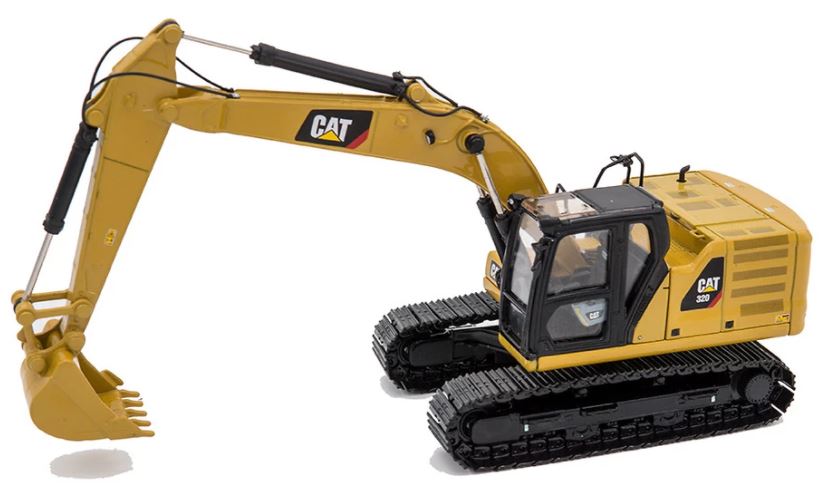 EXCAVADORA HIDRAULICA CAT 320 ESCALA 1:50