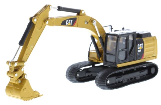 EXCAVADORA HIDRAULICA CAT 320F CON 5 HERRAMIENTAS ESCALA 1:64