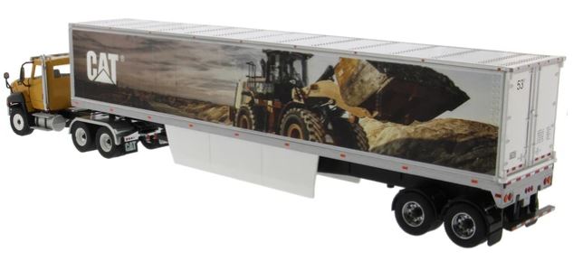 CAMION CT660 CAT® CON REMOLQUES MURALES ESCALA 1:50
