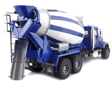 JUGUETE BRUDER A ESCALA 1:16 CAMION CEMENTERO MACK