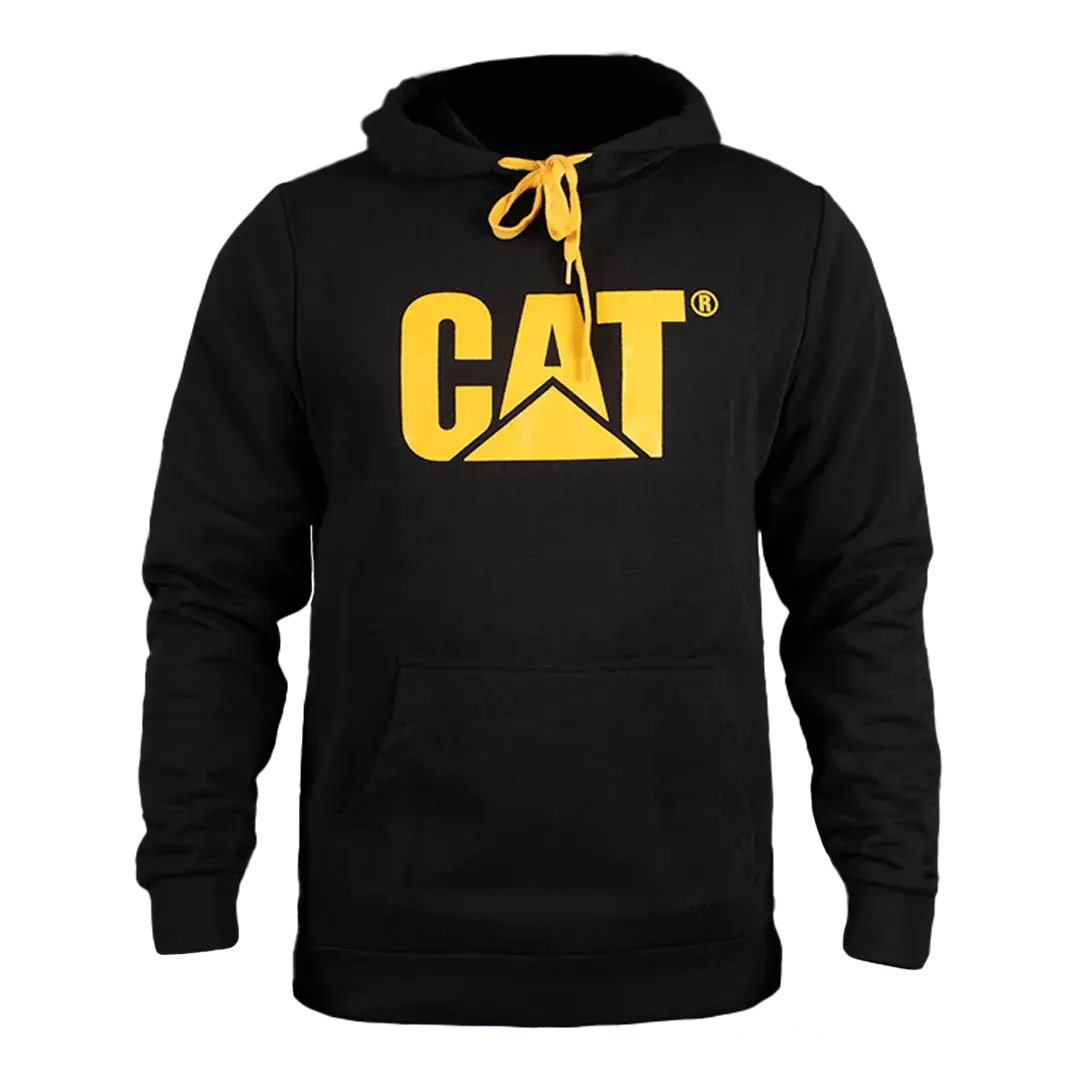 SUDADERA NEGRA LOGO CAT