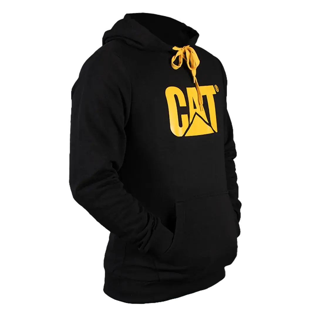 SUDADERA NEGRA LOGO CAT