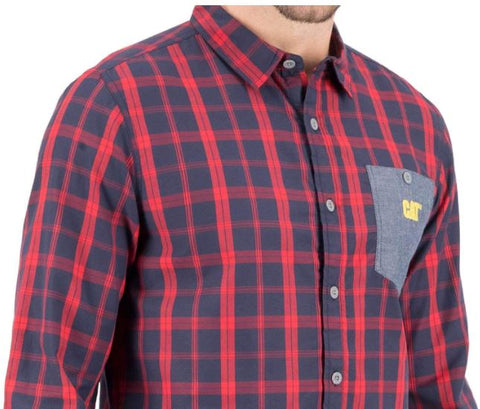 CAMISA DE VESTIR CUADROS CAT