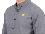 CAMISA DE VESTIR GRIS CAT