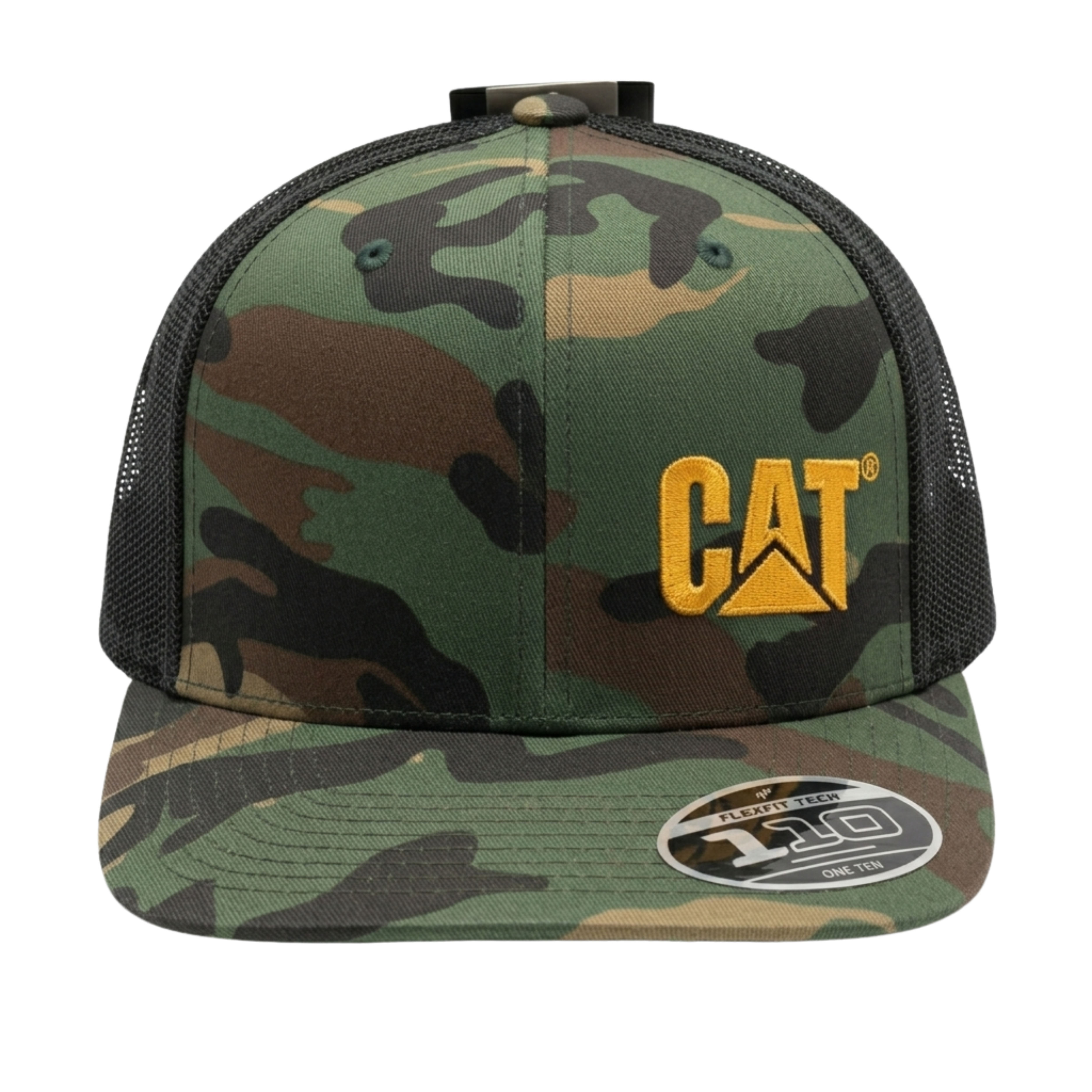 Gorra CAT Camuflajeada Snapback Visera Curva | Modelo 7506604561631