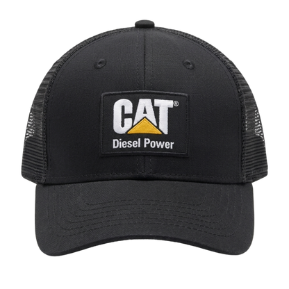 Gorra CAT Diesel Power Negra con Malla Trasera