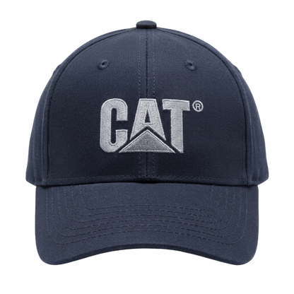 Gorra CAT Azul Marino con Logo Bordado Gris