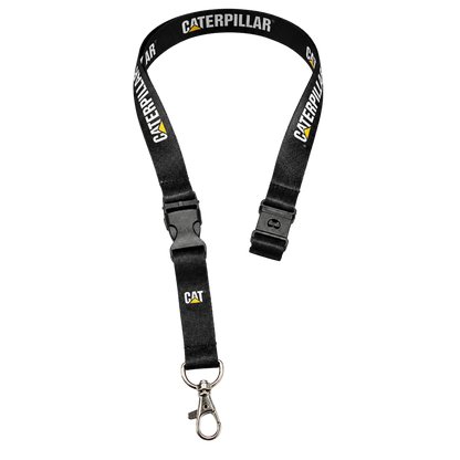 Porta Gafete CAT con Broche Metálico y Hebilla de Liberación Rápida
