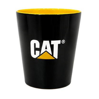 Taza Negro-Amarrillo CAT