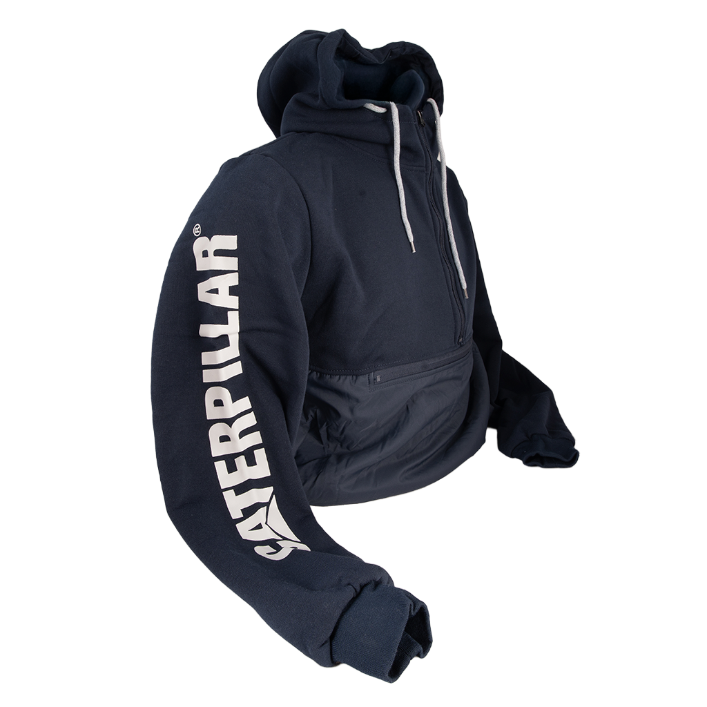 SUDADERA CASUAL CATERPILLAR AZUL MARINO