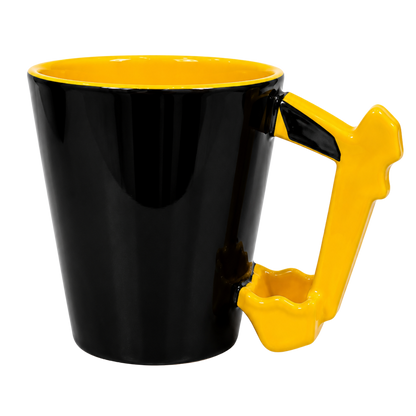 Taza Negro-Amarrillo CAT