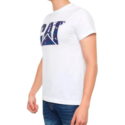 PLAYERA BLANCA CAT