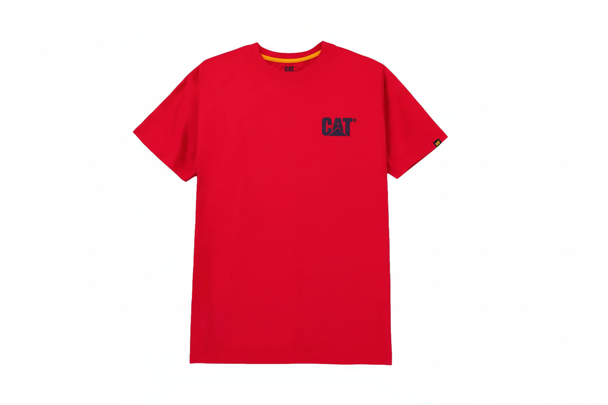 Playera CAT Roja Hombre Manga Corta | Modelo CATJCRRC