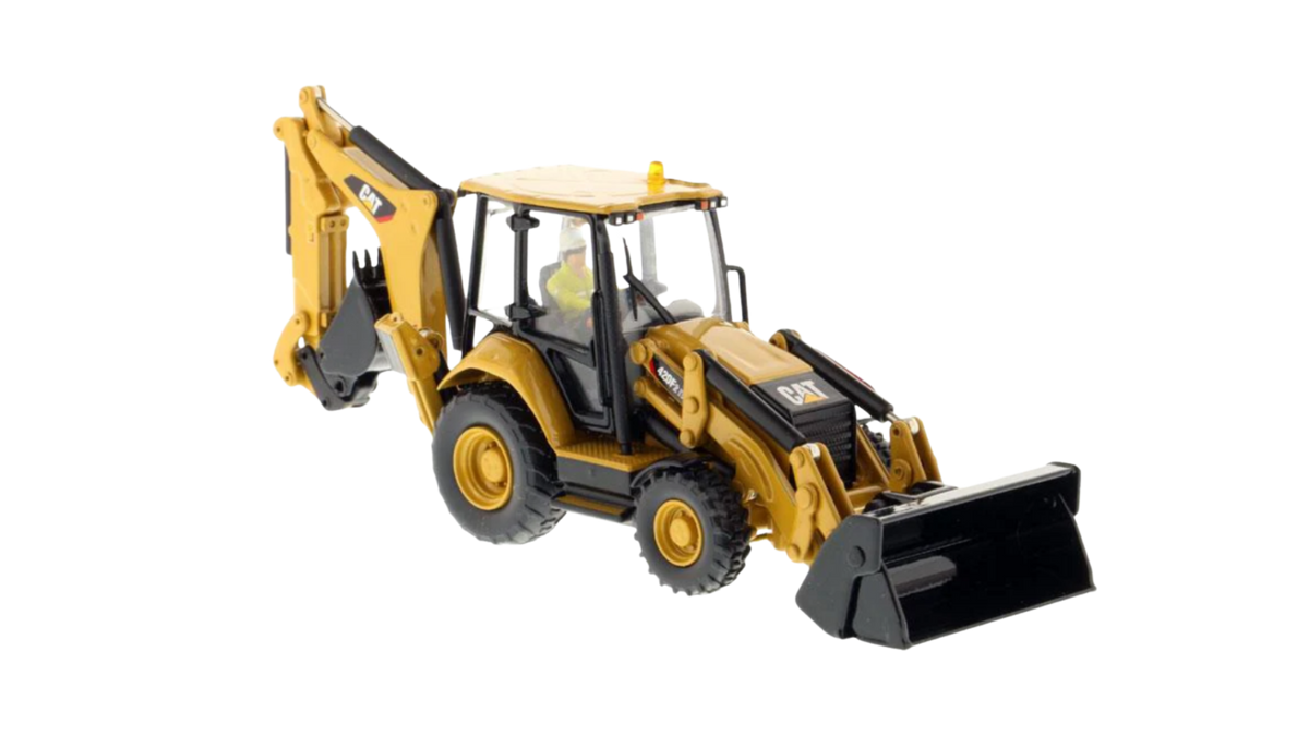 RETROEXCAVADORA CAT 420F2 BACKHOE LOADER ESCALA 1:50 85233