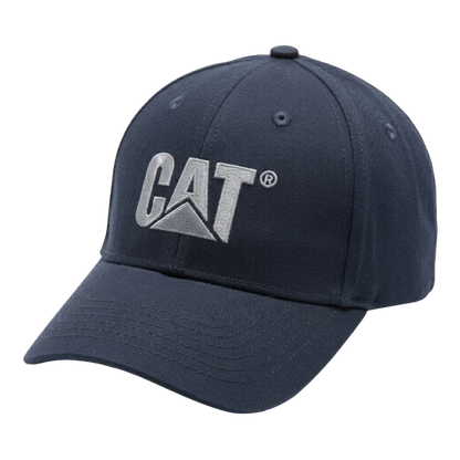 Gorra CAT Azul Marino con Logo Bordado Gris