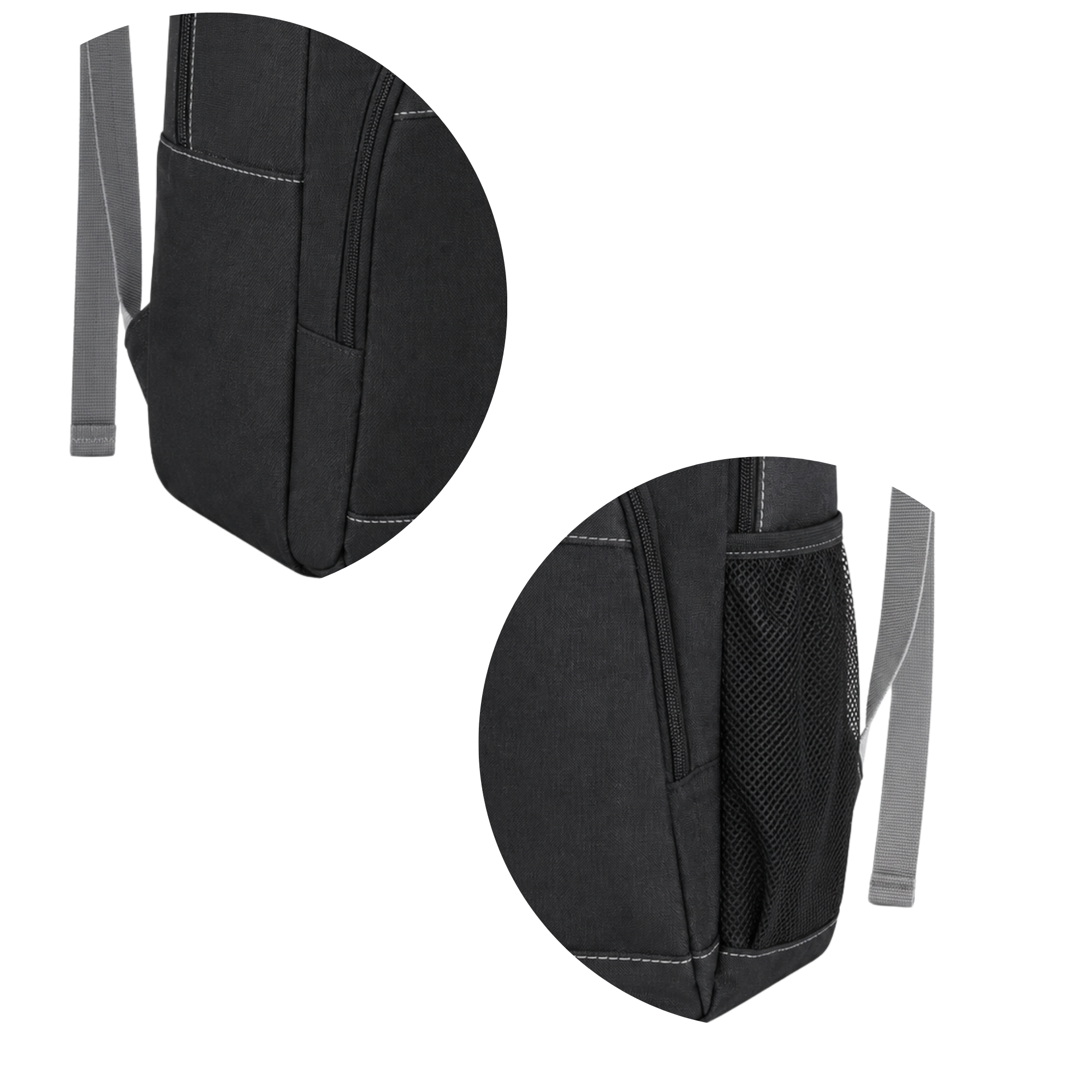 Mochila CAT Negra con Gris
