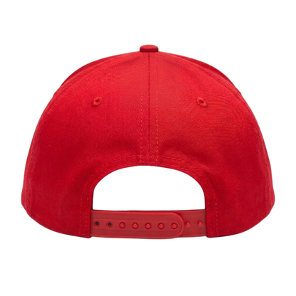 Gorra CAT roja con parche frontal negro