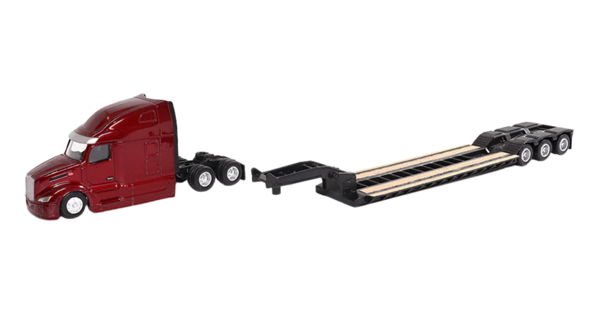 Diecast Masters 84419 Caterpillar Tractor D5M Dozer with Lowboy Trailer
