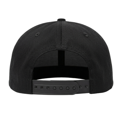 Gorra CAT Negra con Visera Camuflaje y Logo Bordado