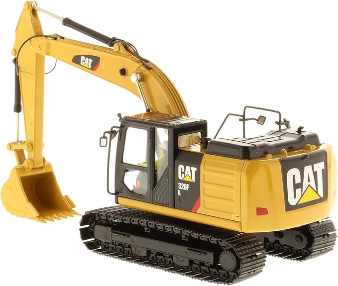 Excavadora hidráulica Cat 320F a escala 1:50, Modelo coleccionable a troquel 85931C