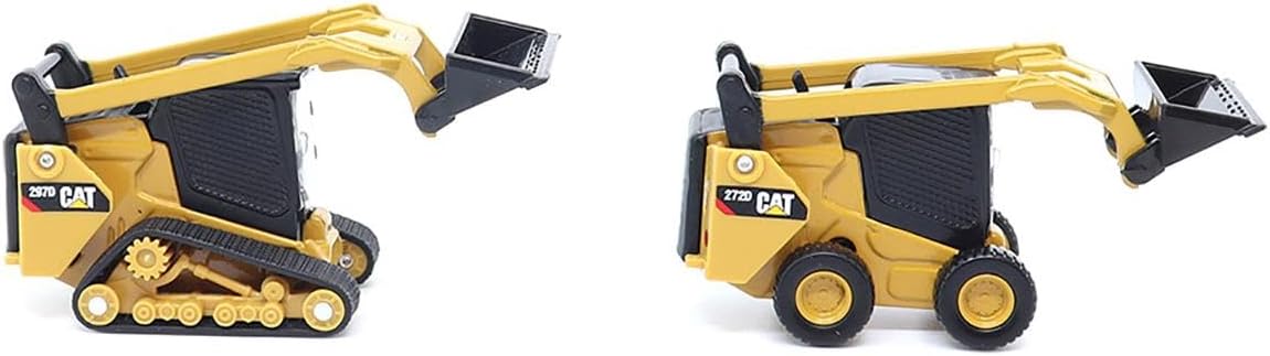Set Caterpillar 272D2 y 297D2 Minicargadoras Escala 1:64 Diecast Masters | 84647CS