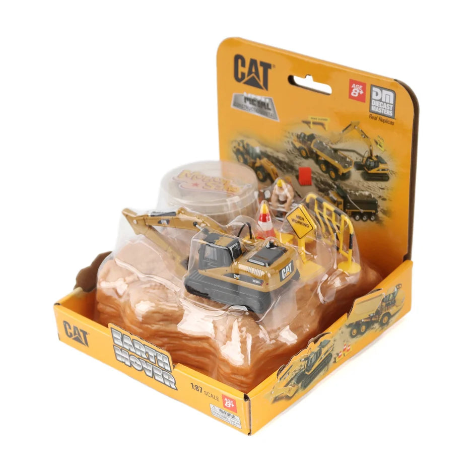 Juego de excavadora de ruedas Cat M318D a escala 1:87