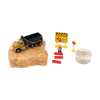 Juego de construcción de camión volquete Cat CT681 a escala 1:87