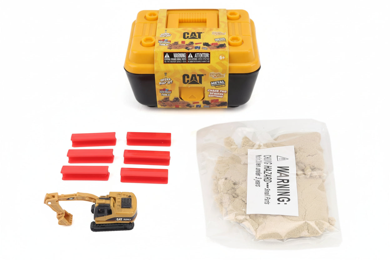 Micro Play Set CAT Metal Construction con Motion Sand | Modelo 85960B