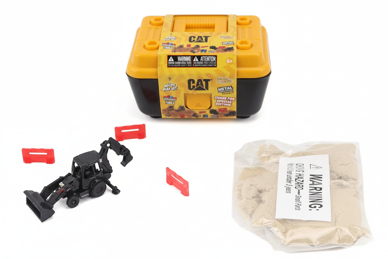 Micro Play Set CAT Metal Construction con Motion Sand | Modelo 85960B