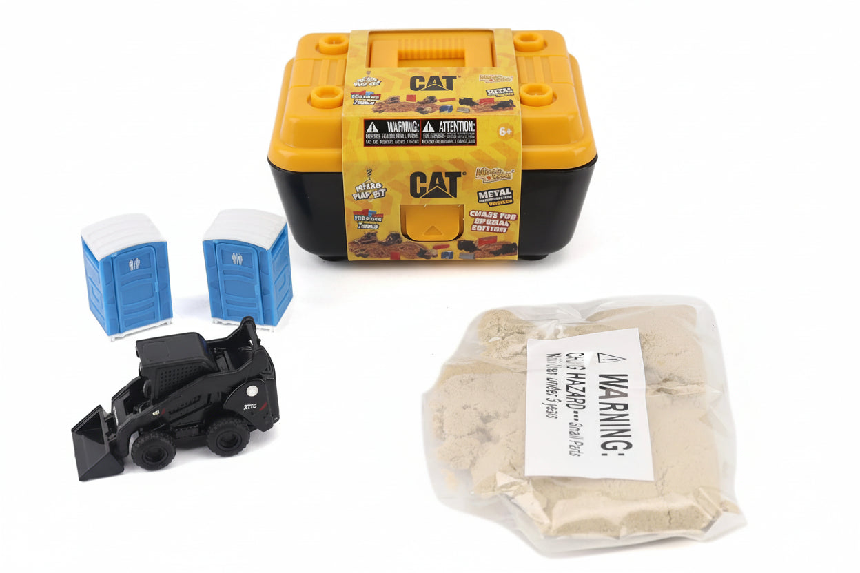 Micro Play Set CAT Metal Construction con Motion Sand | Modelo 85960B