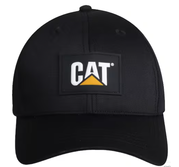 GORRA CAT NEGRA LETRAS BLANCAS