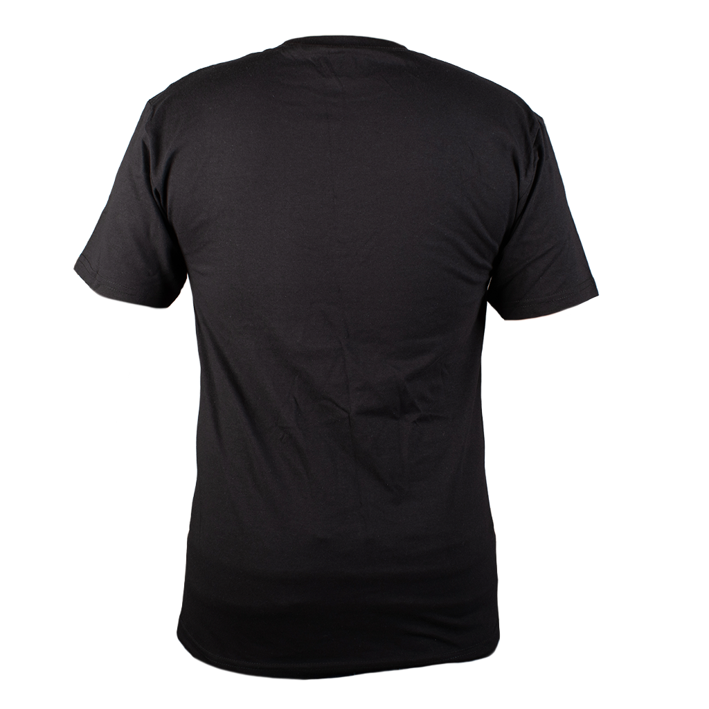 Playera Caterpillar Negra con Logo Amarillo  CATNHCR
